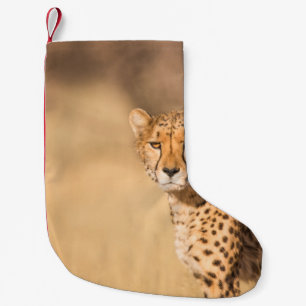 LEOPARD PORTRAIT KLEINER WEIHNACHTSSTRUMPF