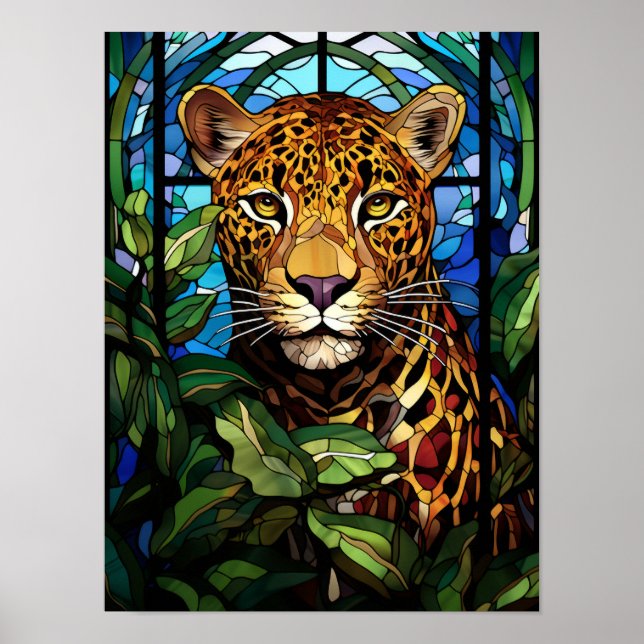 Leopard Poster (Vorne)