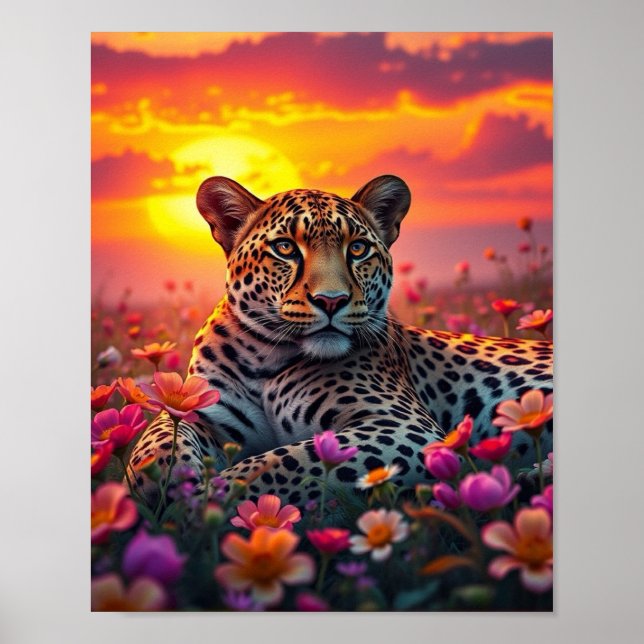 Leopard Poster (Vorne)