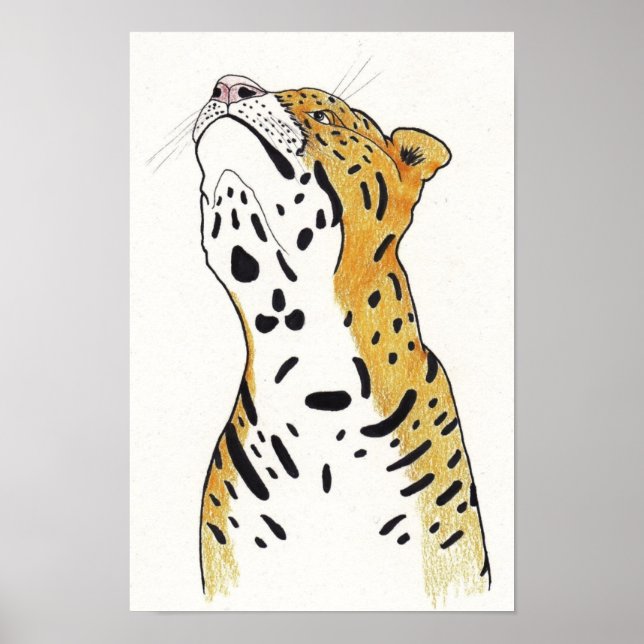 Leopard Poster (Vorne)