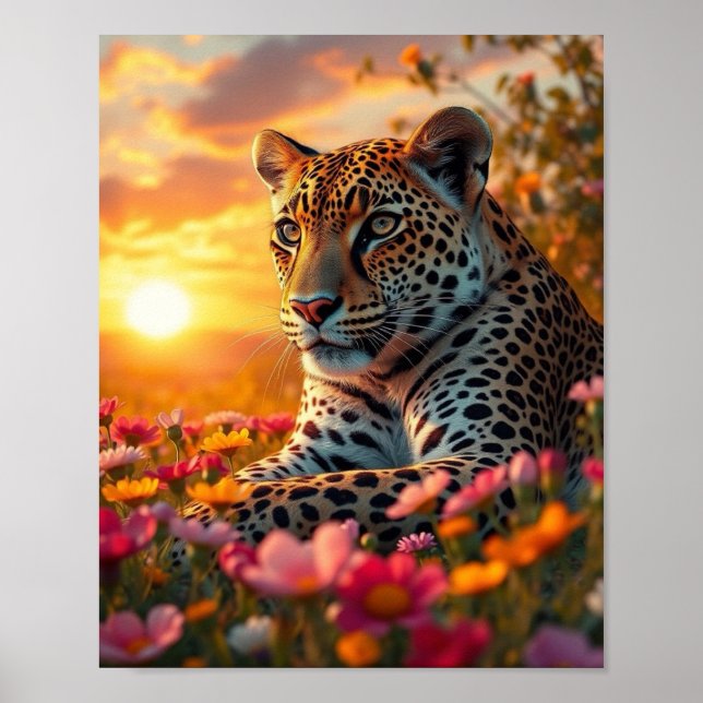 Leopard Poster (Vorne)