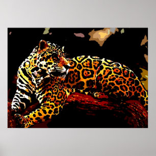Leopard Poster Print - Pop Art Wild Animal Poster