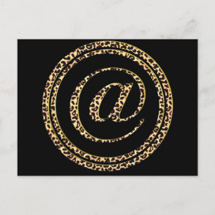 Leopard @ postkarte