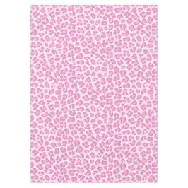 Leopard Preppy Pink Line - Rezept Poster Tischdecke