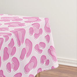 Leopard Preppy Pink Line - Rezept Poster Tischdecke