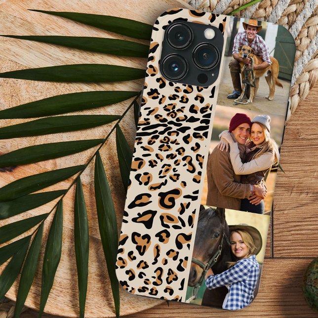 Leopard Print 3 Vertikales Foto Natural Case-Mate iPhone Hülle (Von Creator hochgeladen)