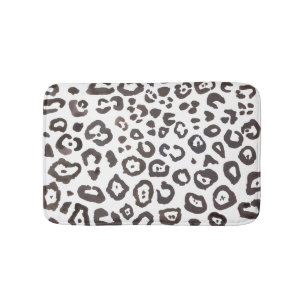 Leopard Print Animal Muster Bath Mat Badematte