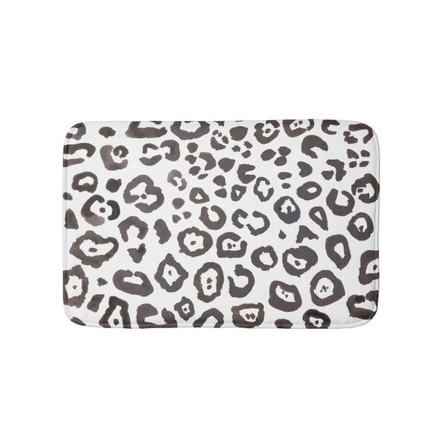 Leopard Print Animal Muster Bath Mat Badematte (Vorderseite)