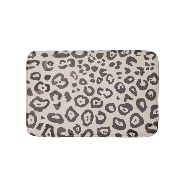 Leopard Print Animal Muster Bath Mat Badematte (Vorderseite)