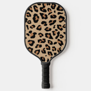 Leopard Print Animal Muster Pickleball Schläger