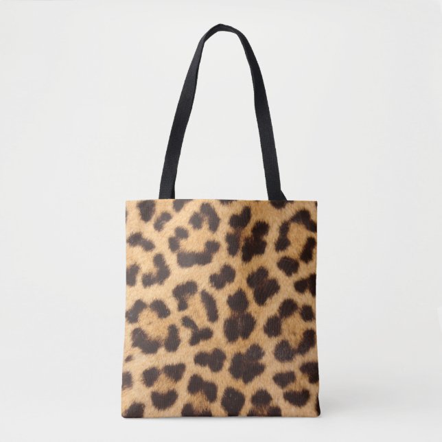 Leopard Print Animal Muster Totbeutel (Vorderseite)
