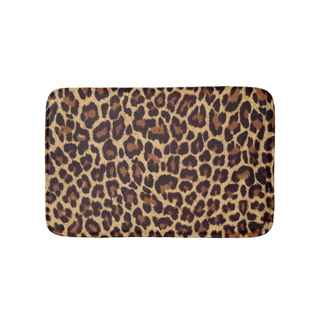 Leopard Print Badematte (Vorderseite)