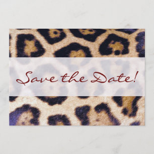 Leopard Print Big Cat Muster Party Einladung