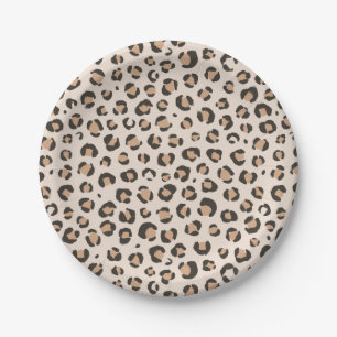Leopard Print Birthday Party Pappteller