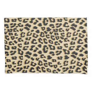 Leopard Print Brown Kissenbezug
