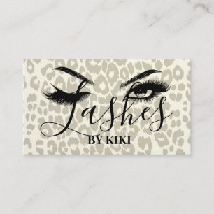 Leopard Print Business Cards Visitenkarte