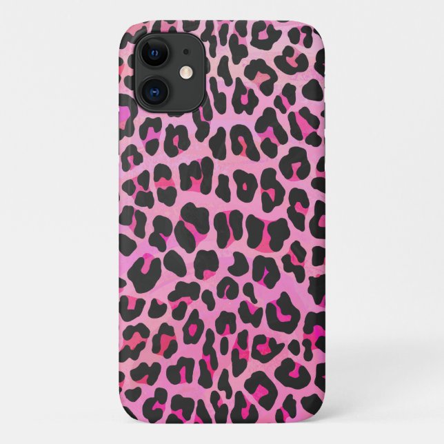 Leopard Print Case-Mate iPhone Hülle (Rückseite)