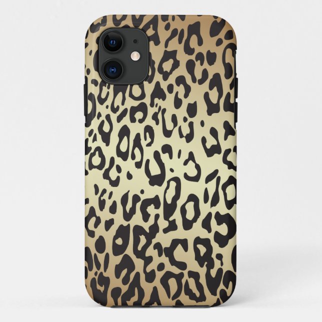 Leopard Print Case-Mate iPhone Hülle (Rückseite)