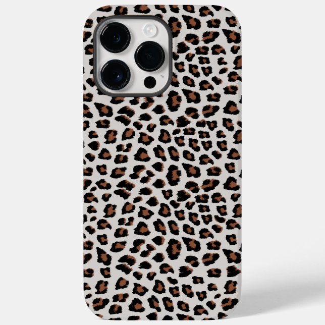 Leopard Print Case-Mate iPhone Hülle (Rückseite)