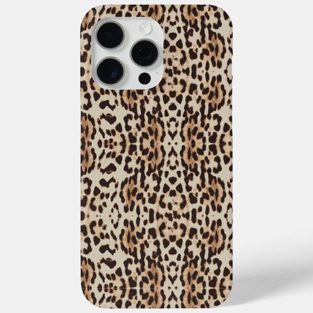 Leopard Print Case-Mate iPhone Hülle (Rückseite)