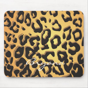 Leopard Print Cheetah Animal Glamour Mouse Pad Mousepad