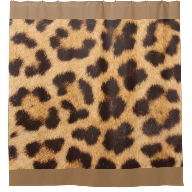Leopard Print Cheetah Duschvorhang (Vorderseite)