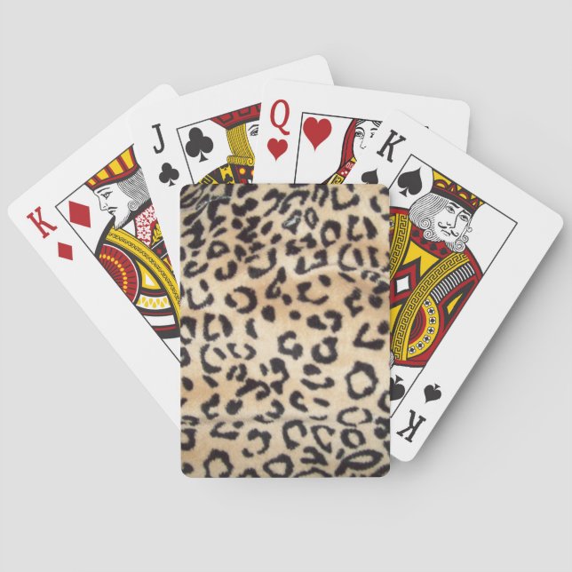 Leopard Print Classic Playing Cards Spielkarten (Rückseite)