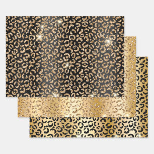 Leopard Print Classy  Geschenkpapier Set