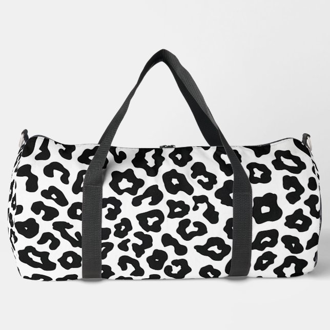 Leopard Print Duffle Bag | Gym-Tasche | Übernachtu (Vorderseite)