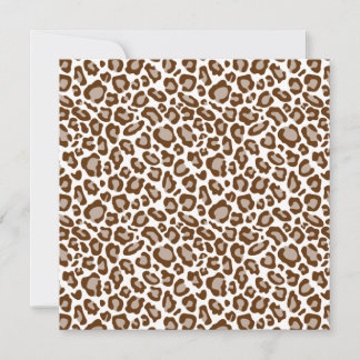 Leopard Print Einladung