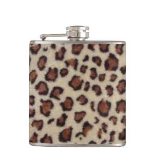 Leopard Print Flachmann