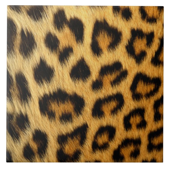 Leopard Print Fliese (Vorderseite)