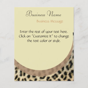 Leopard Print Flyer