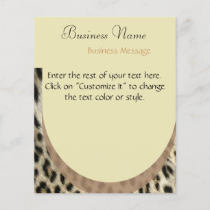 Leopard Print Flyer