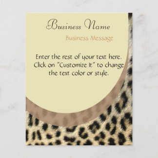 Leopard Print Flyer