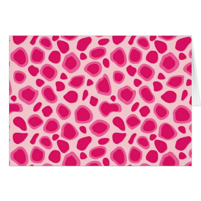 Leopard Print - Fuchsia und hellrosa (Vorderseite (Horizontal))