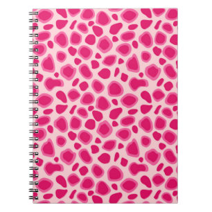 Leopard Print - Fuchsia und hellrosa Notizblock