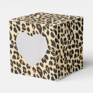 Leopard Print Geschenkschachtel