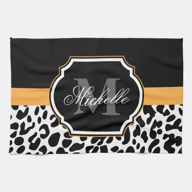 Leopard Print Geschirrtuch (Horizontal)