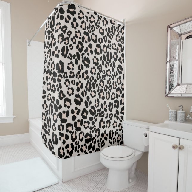 Leopard Print Glam #1 - Landschaft #pattern #decor Duschvorhang (Beispiel)