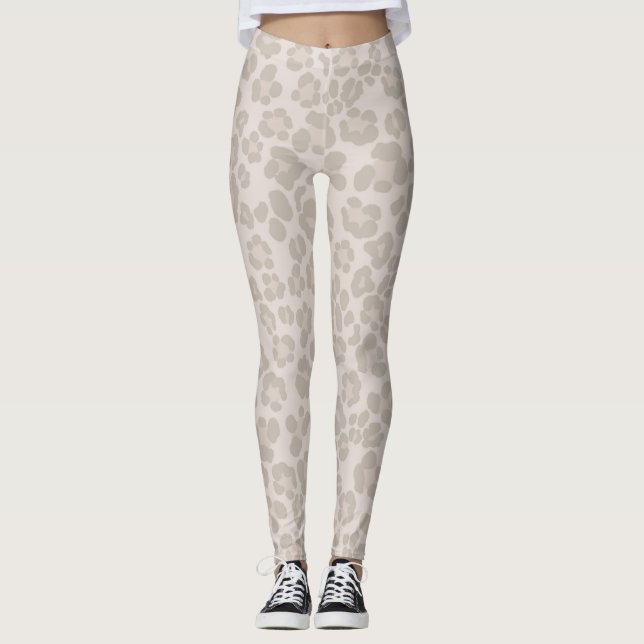 Leopard Print Glam 2 #pattern #design Leggings (Vorderseite)