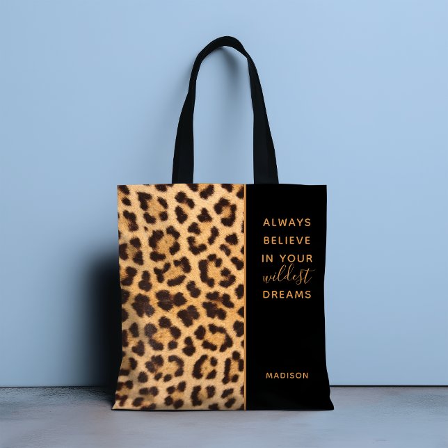 Leopard Print glaubt stilvoll und modern Personali (Von Creator hochgeladen)
