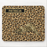 Leopard Print Gold Brown Funky Fun Name Mousepad<br><div class="desc">Der Leopard Print Gold Black Gold Funky Fun - ja, viel Spaß mit diesem - hell, fröhlich und mit Ihrem Namen (oder als Geschenk). Alle Design-Fragen, senden Sie einfach eine E-Mail an charmdesignstudio@rcn.com und wir freuen uns, Ihnen zu helfen.</div>
