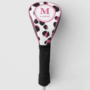 LEOPARD PRINT Golf   personalisiert NAME monogramm Golf Headcover