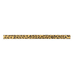 Leopard Print Imitate für Wild Style Safari Muster Satinband