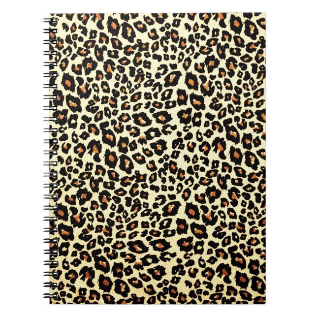 Leopard Print Journal-Notebook Notizblock (Vorderseite)