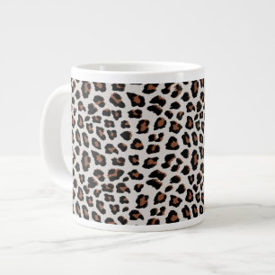 Leopard Print Jumbo-Tasse