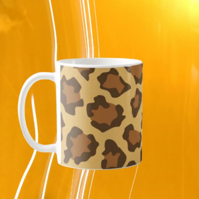 Leopard Print Kaffeetasse (Von Creator hochgeladen)