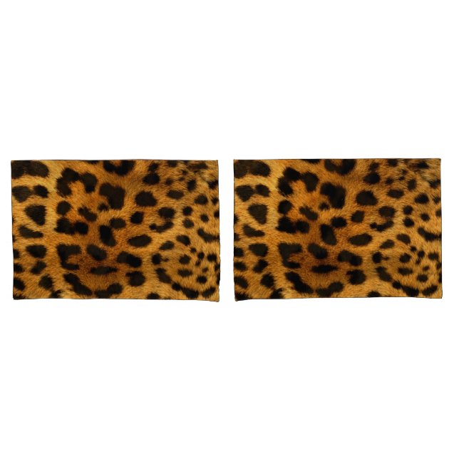 Leopard Print Kissenbezug (Vorderseite-Set)