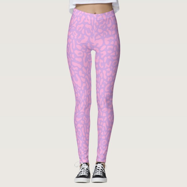 Leopard Print Leggings (Vorderseite)